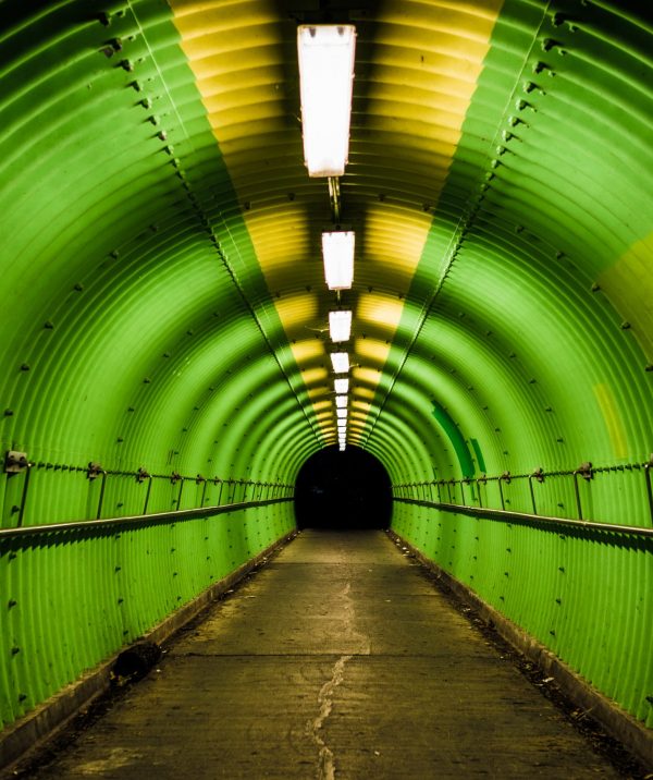 hongkong, tunnel, green